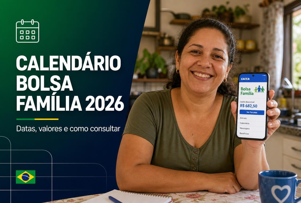 Calendário Bolsa Família 2026: datas de pagamento mês a mês, valores e como consultar pelo NIS