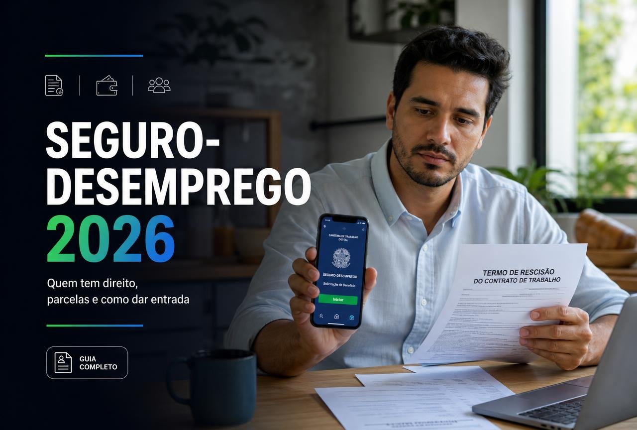 Seguro-desemprego 2026: quem tem direito, número de parcelas, valor e como dar entrada pelo celular
